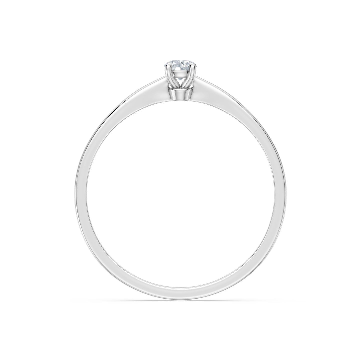 Solitaire Ring, 0.1 ct — 101-10116(3.0)