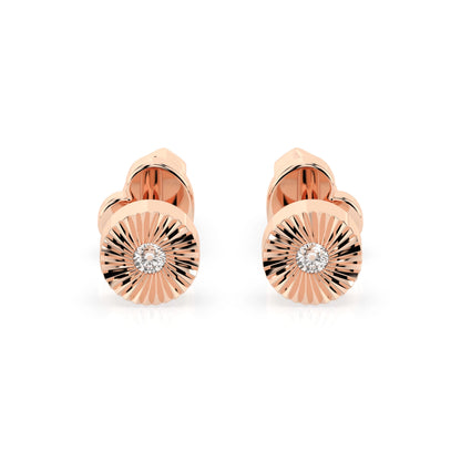 Minimalism Earring (Round), 0.04 ct — 102-10049