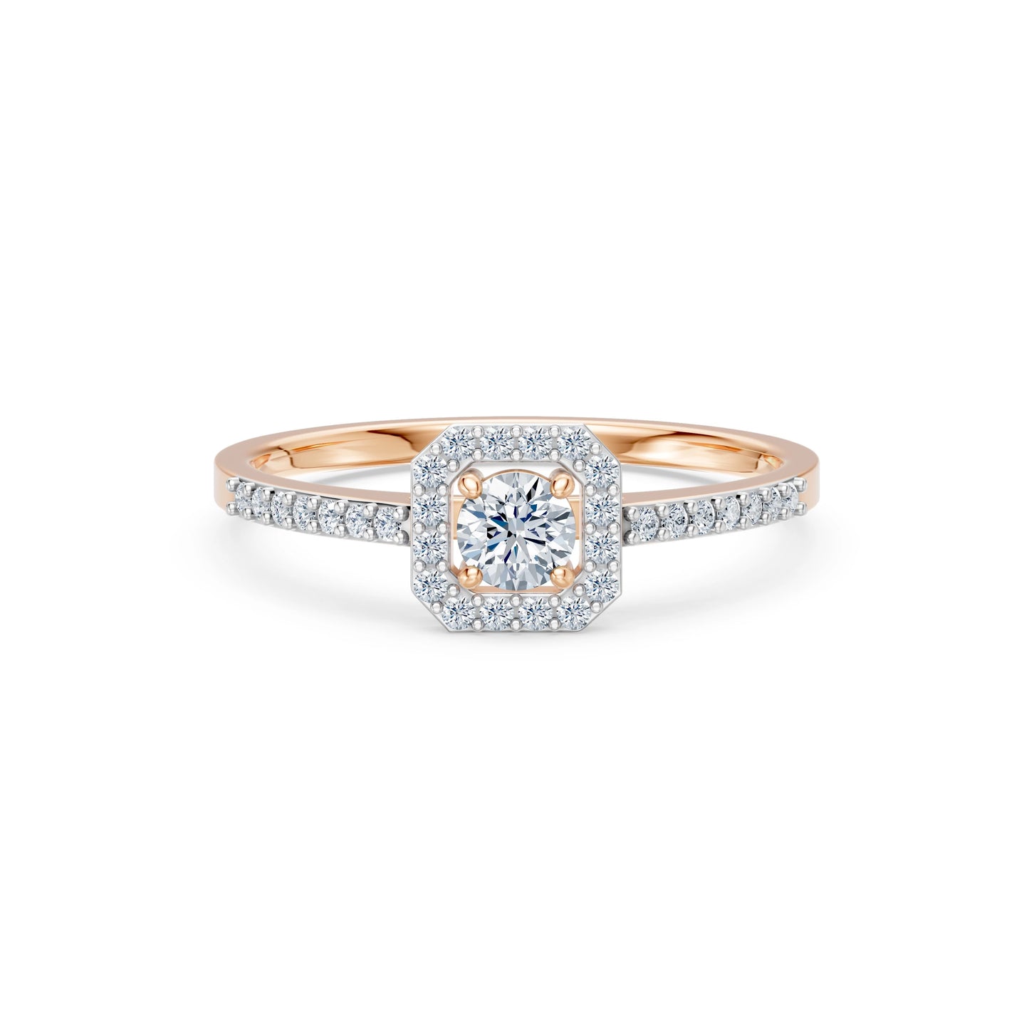 Solitaire Eternity Ring, 0.2 ct — 101-10118/2(3.7)