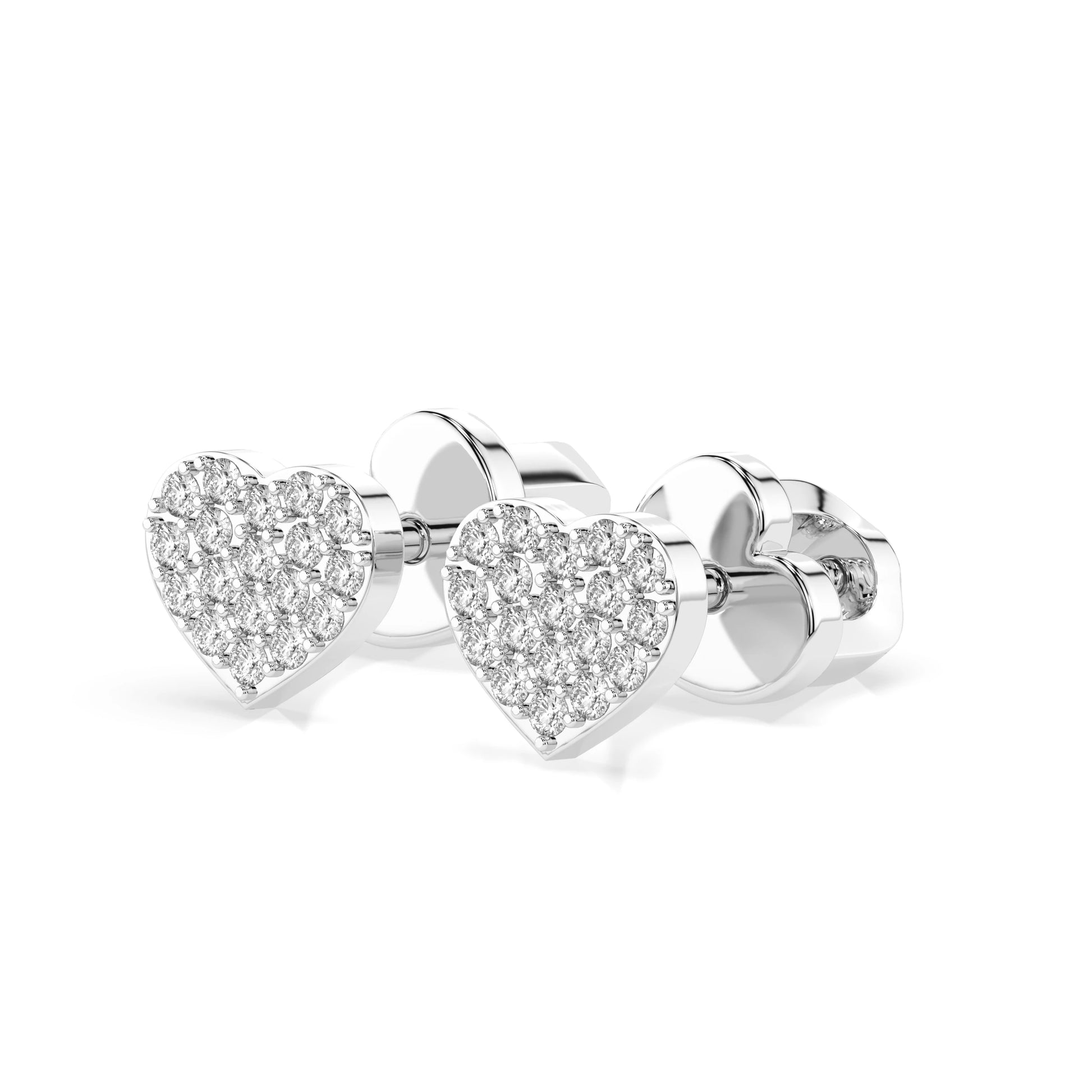 Illusion Earring (Round), 0.18 ct — 102-10097