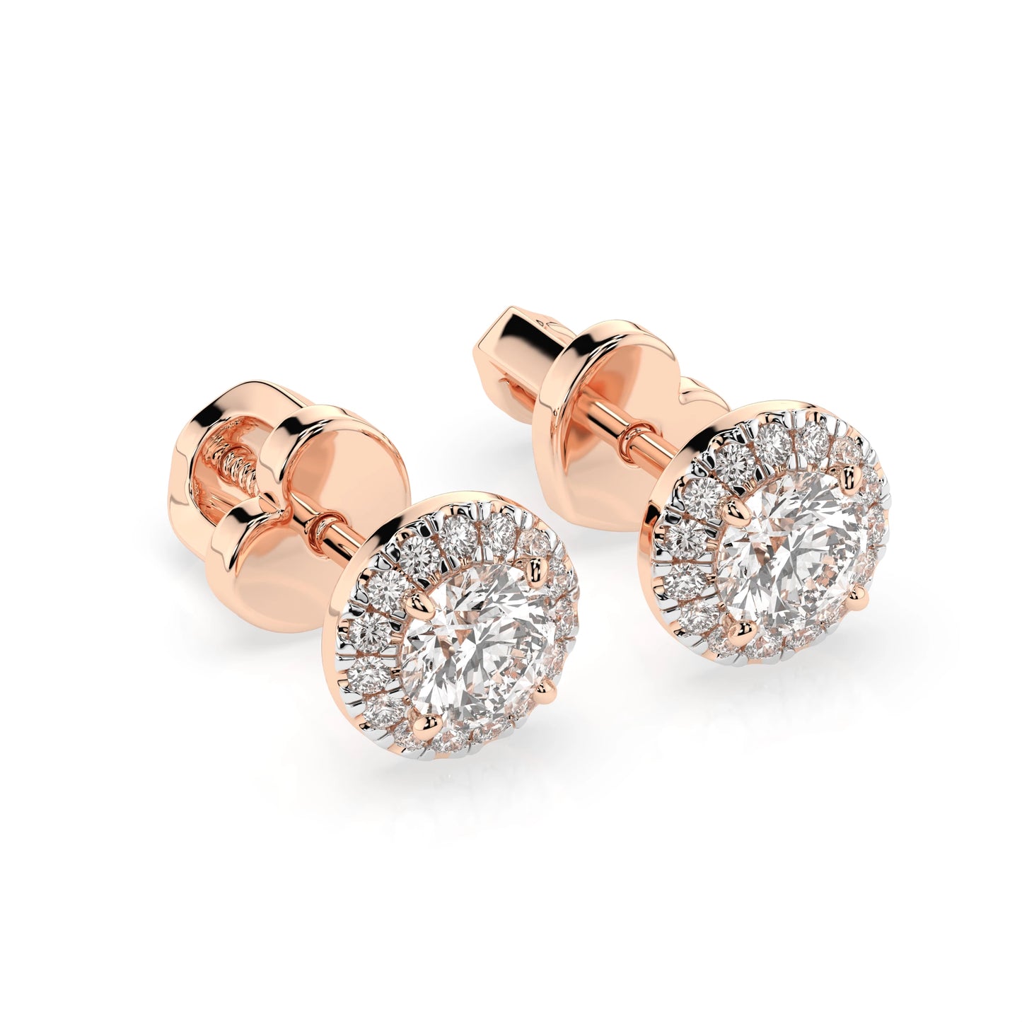 Solitaire Eternity Earring (Round), 0.4 ct — 102-10095(3.7)