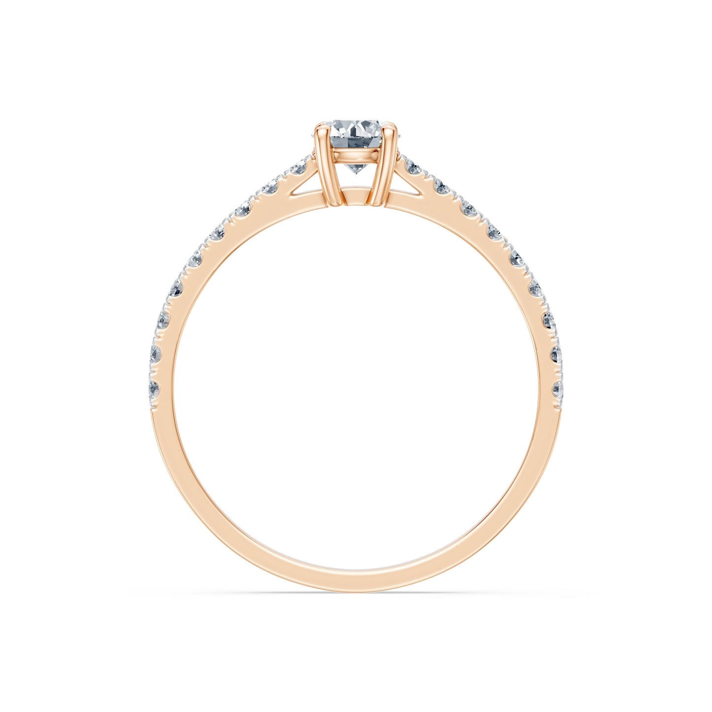 Solitaire Eternity Ring, 0.3 ct — 101-10191(0.30)RN