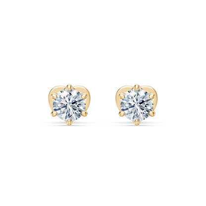 Solitaire Butterfly Earring, 0.5 ct — 102-10040/1(4.0)
