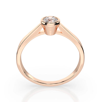 Solitaire Ring (Round), 0.3 ct — 101-10010(4.2)